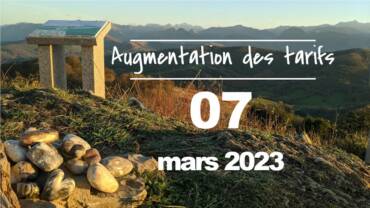 Augmentation des tarifs